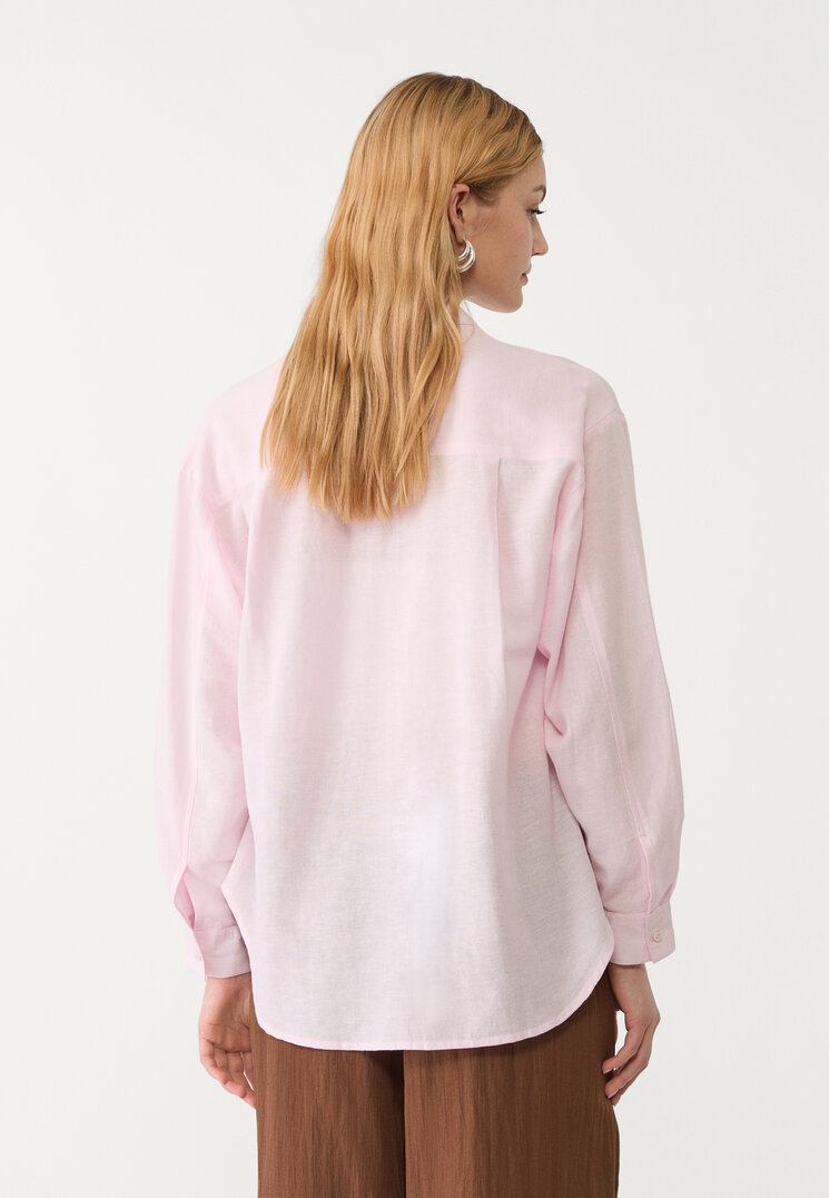 camisa con lino