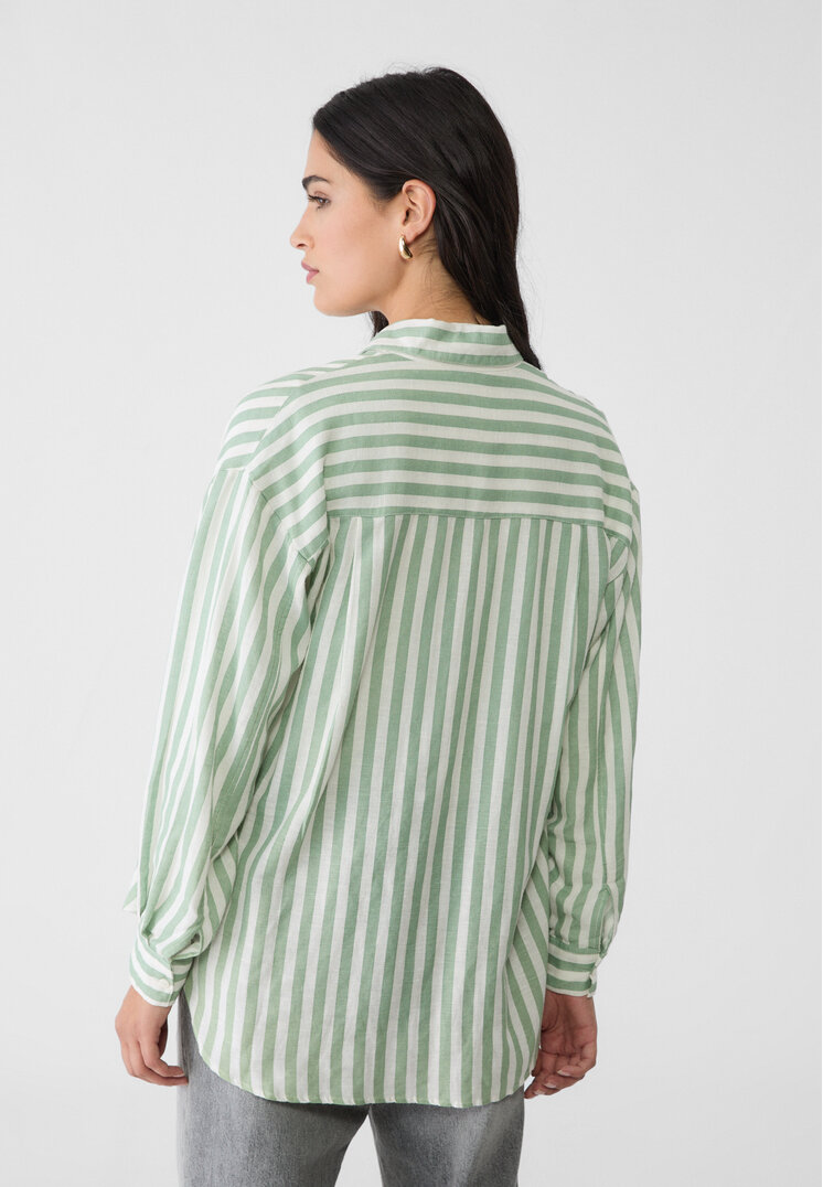 camisa con lino