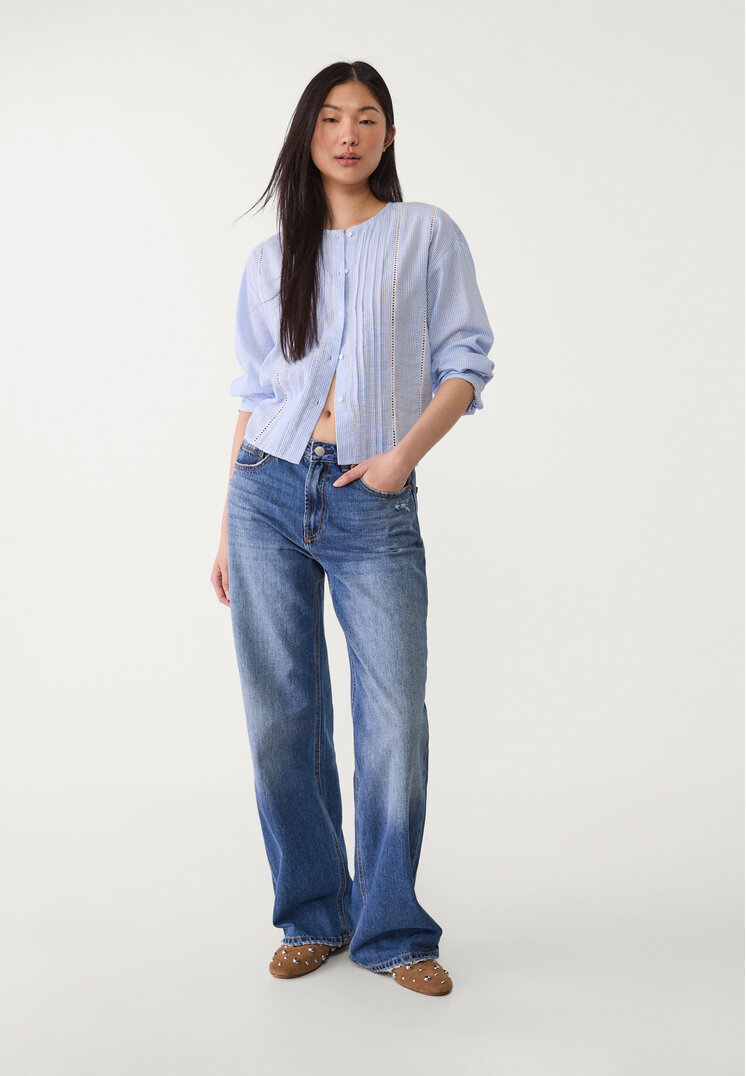 blusa fluida entredoses