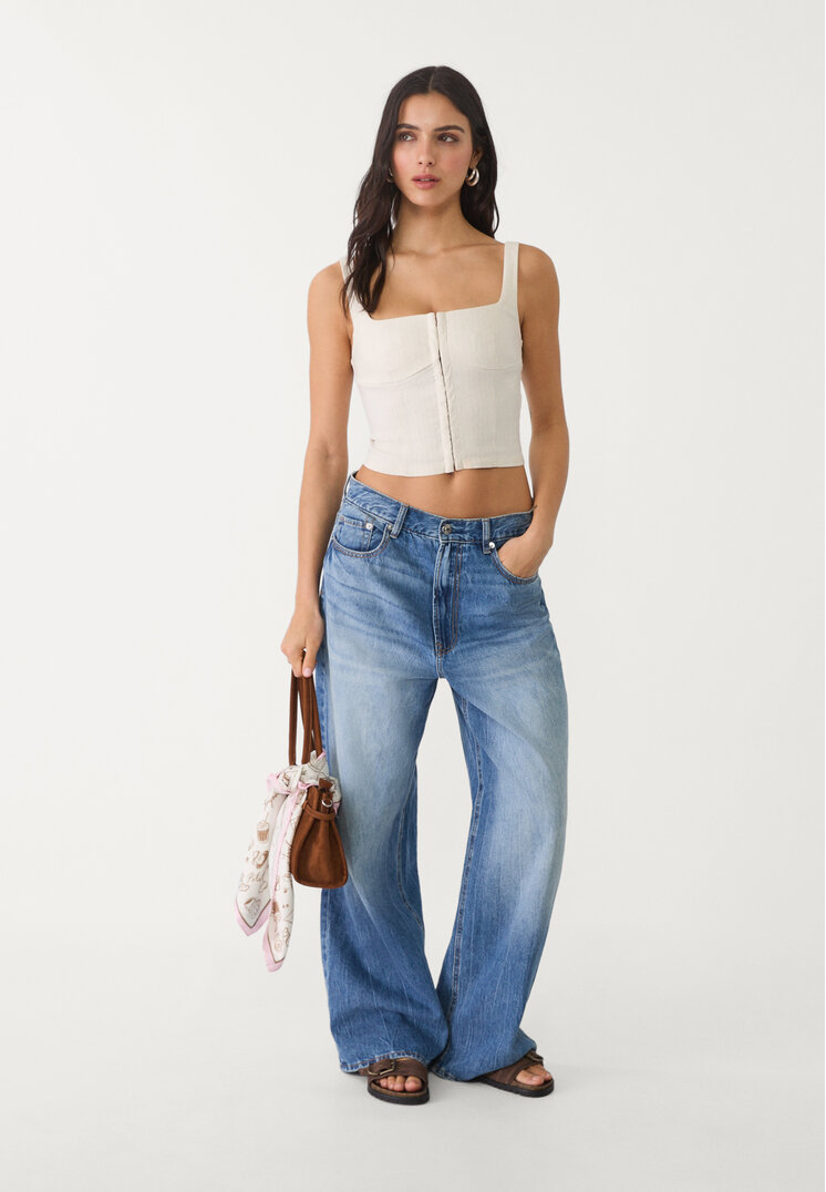 top corset tirantes