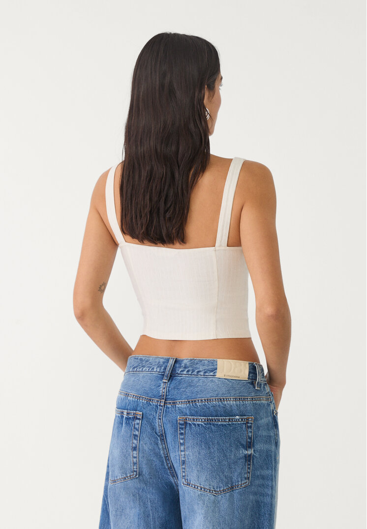top corset tirantes