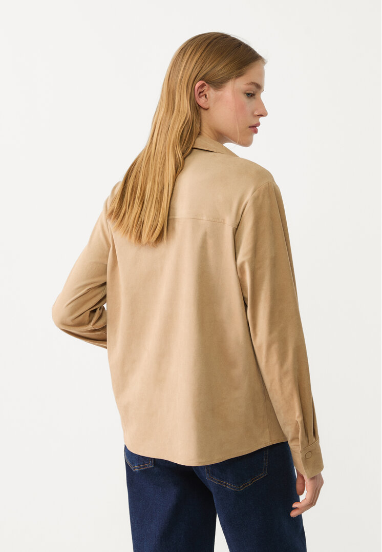 camisa efecto ante