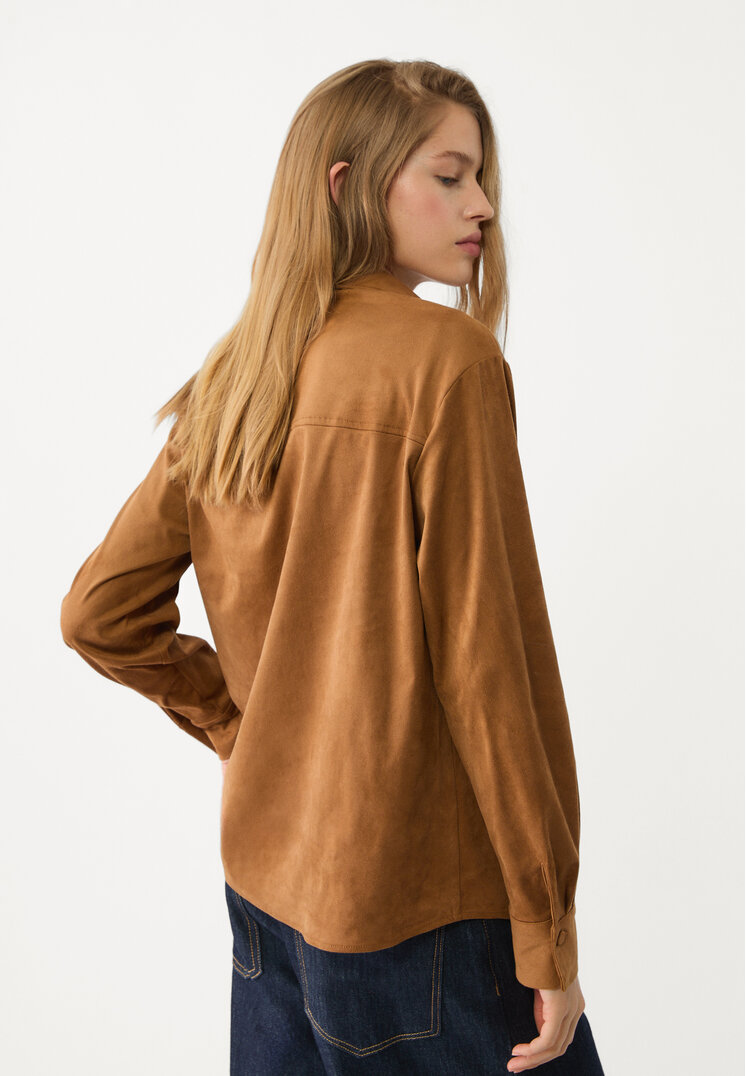 camisa efecto ante