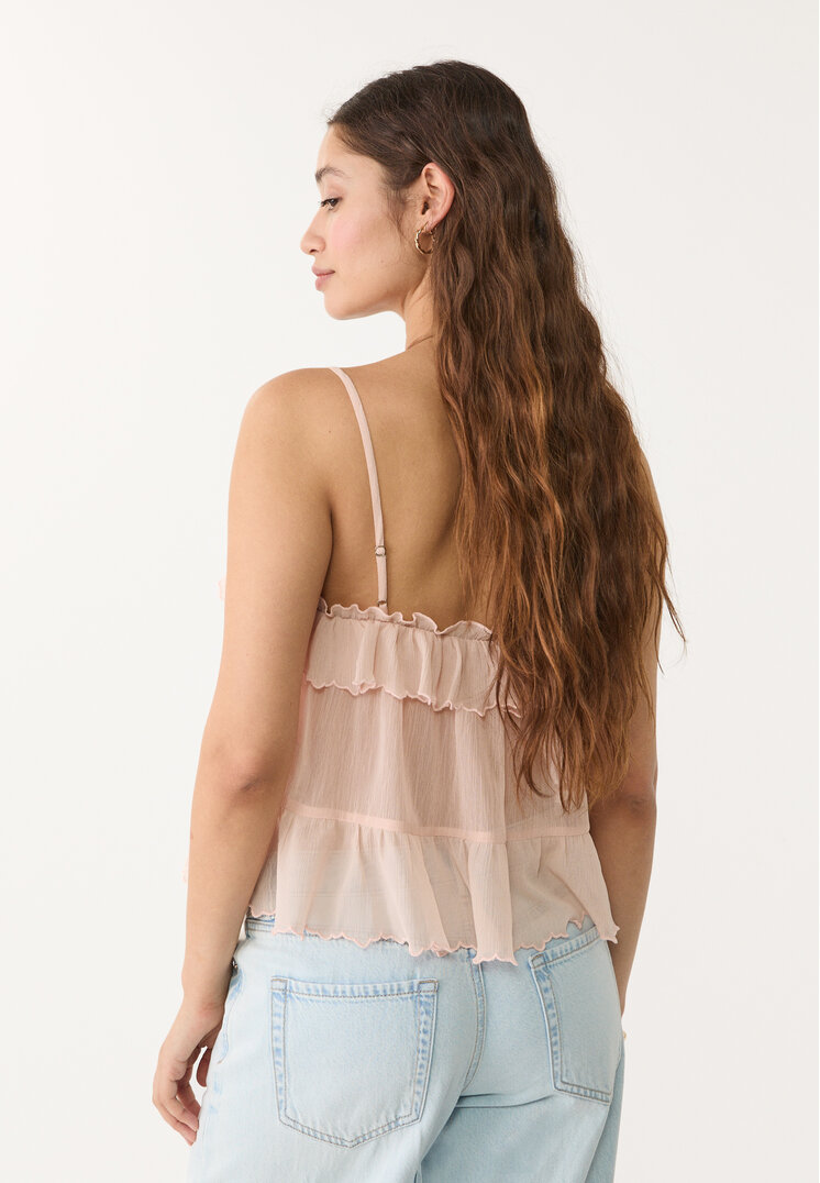 top fluido tirantes encaje