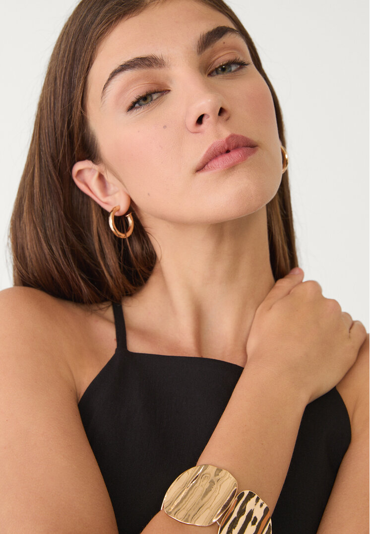 vestido halter midi