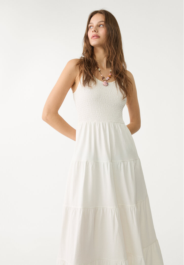 vestido largo fluido