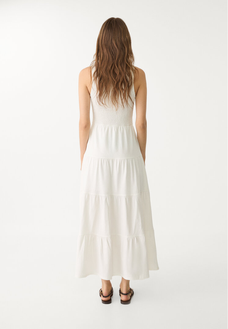 vestido largo fluido