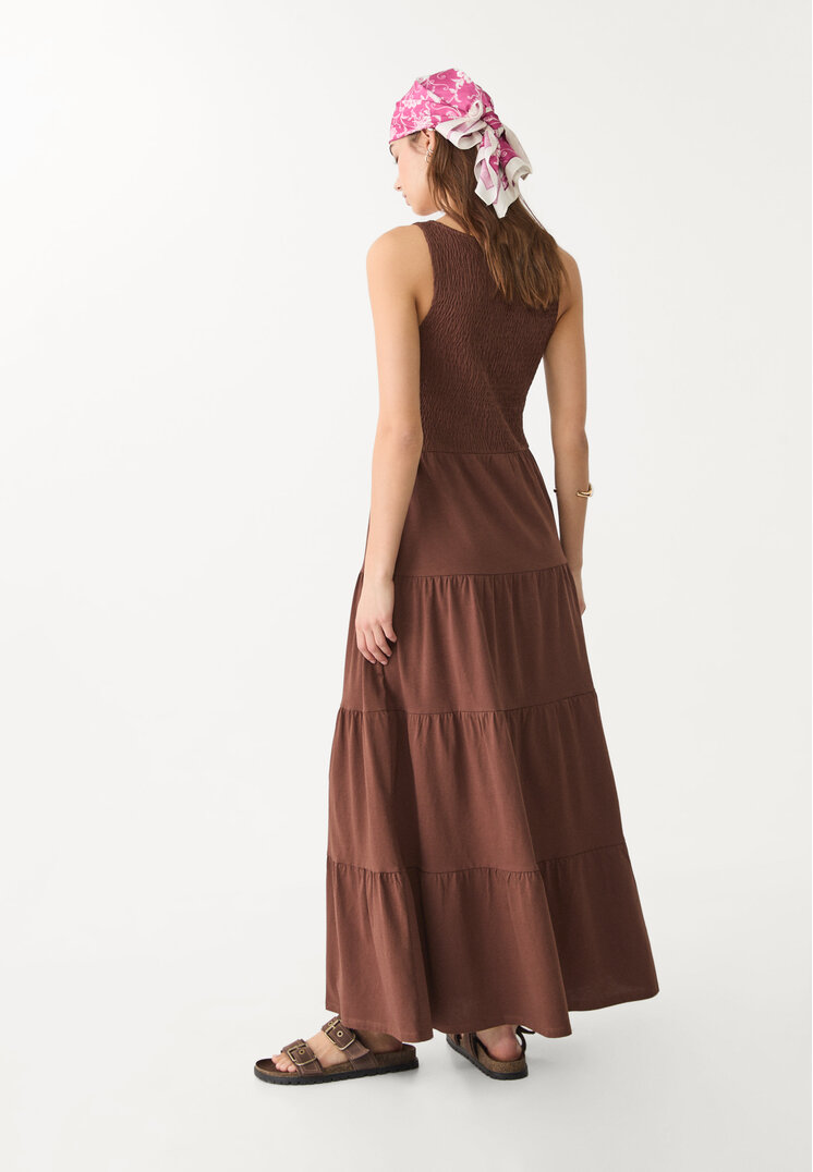 vestido largo fluido