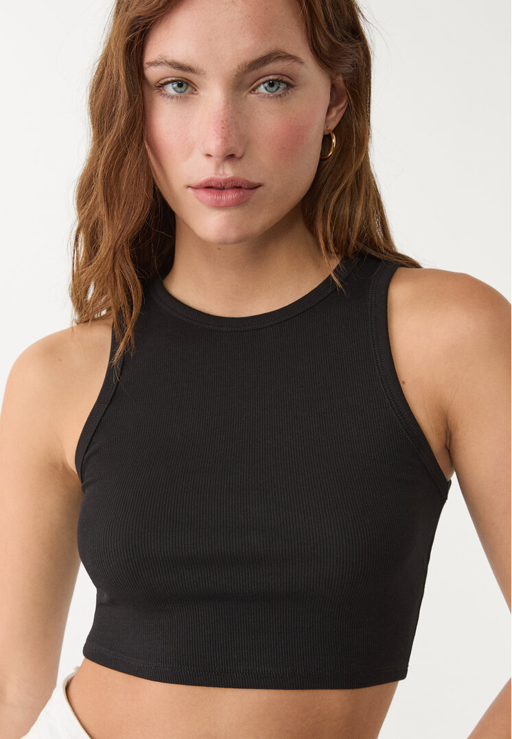 camiseta crop basica canale