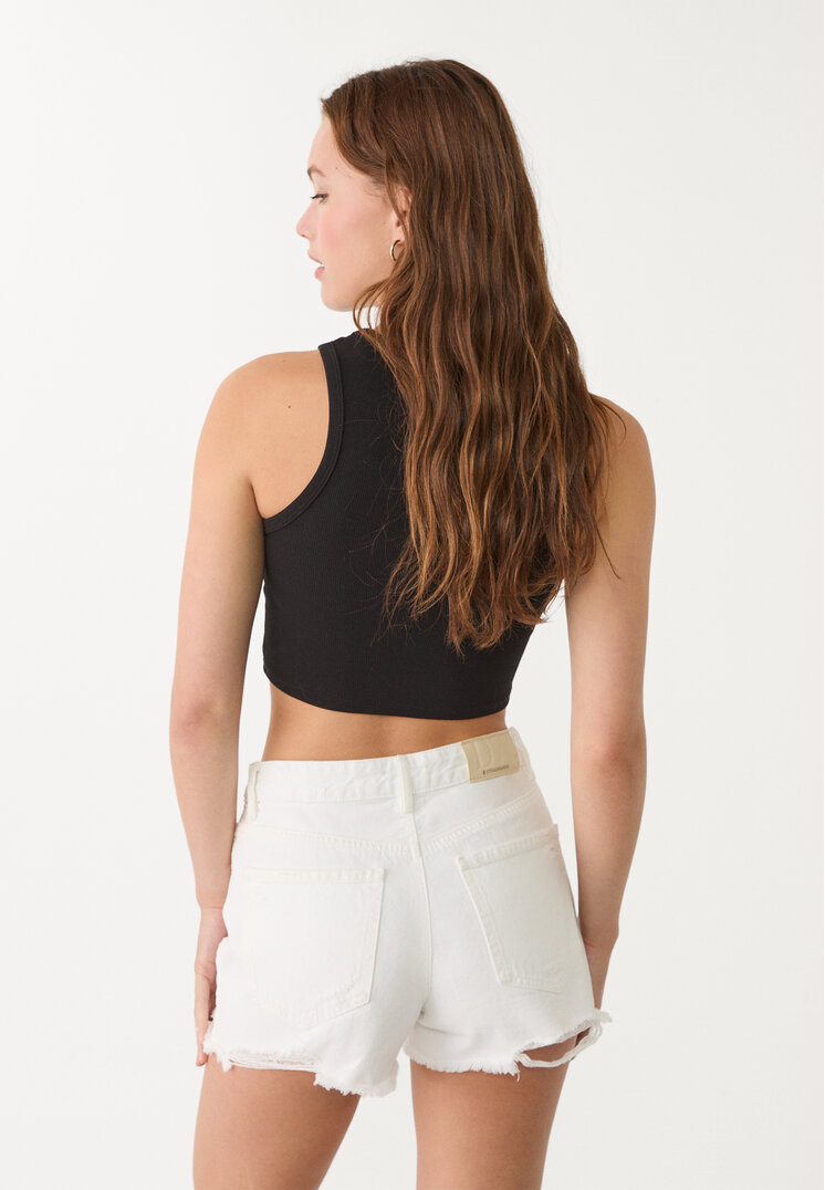 camiseta crop basica canale