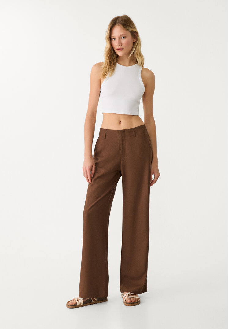 camiseta crop basica canale