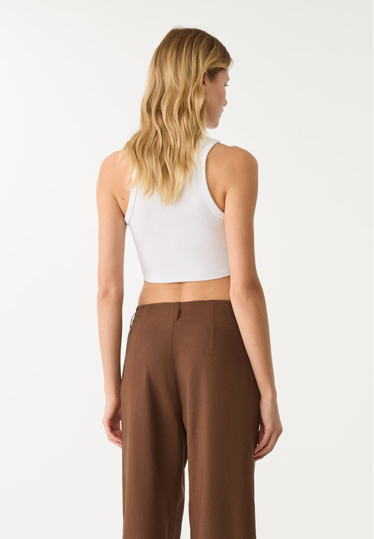 camiseta crop basica canale