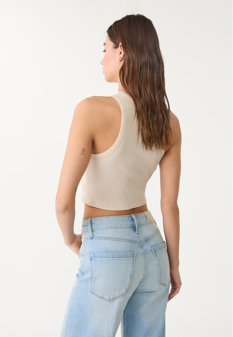 pack 2 camisetas crop basica canale