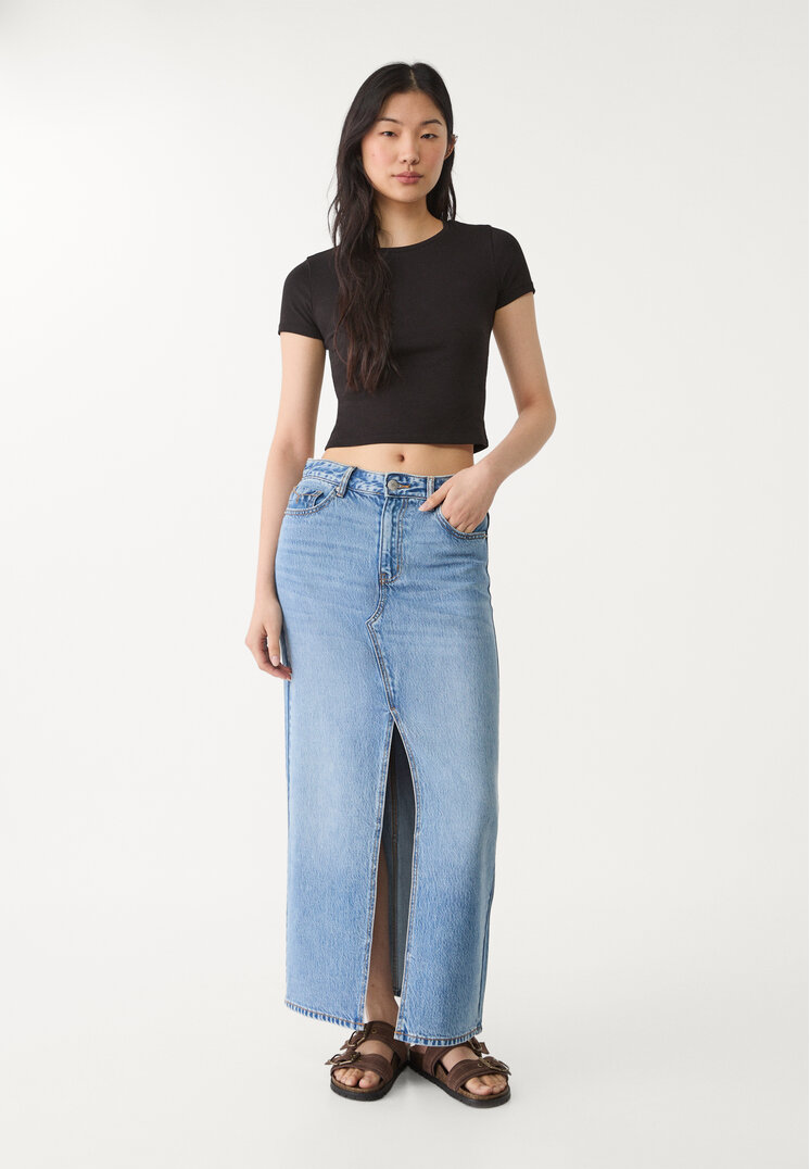pack 2 camisetas crop algodon