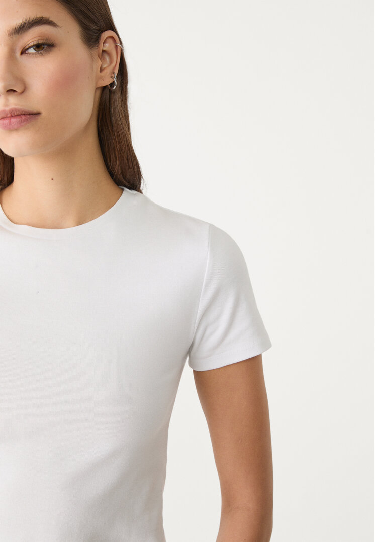pack 2 camisetas crop algodon