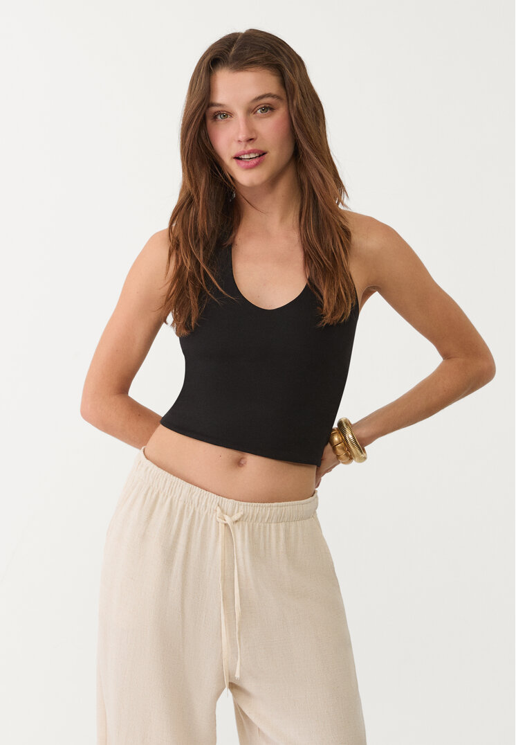 top corto halter