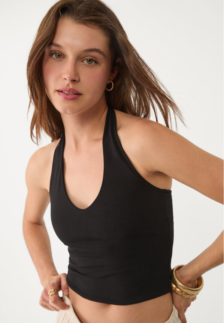 top corto halter