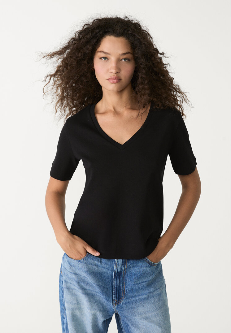 camiseta basica regular fit heavy weight