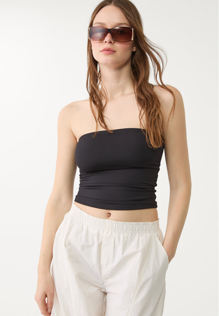 top bandeau poliamida