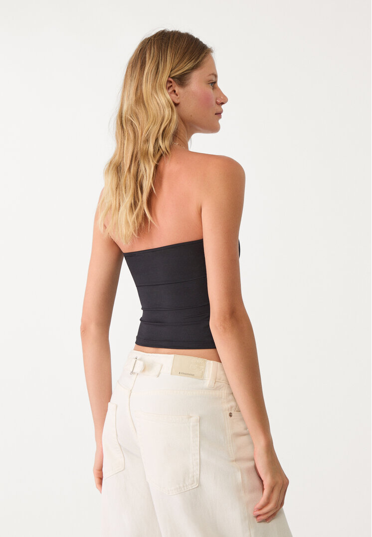 top bandeau poliamida