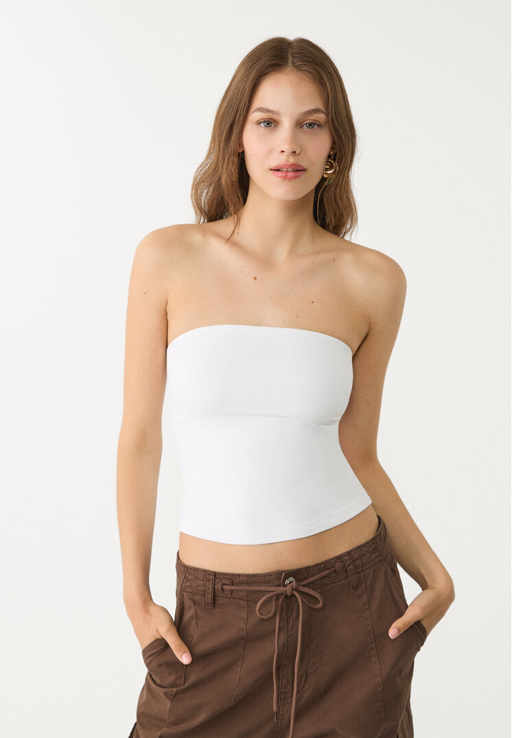 top bandeau poliamida