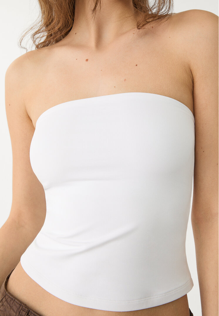 top bandeau poliamida