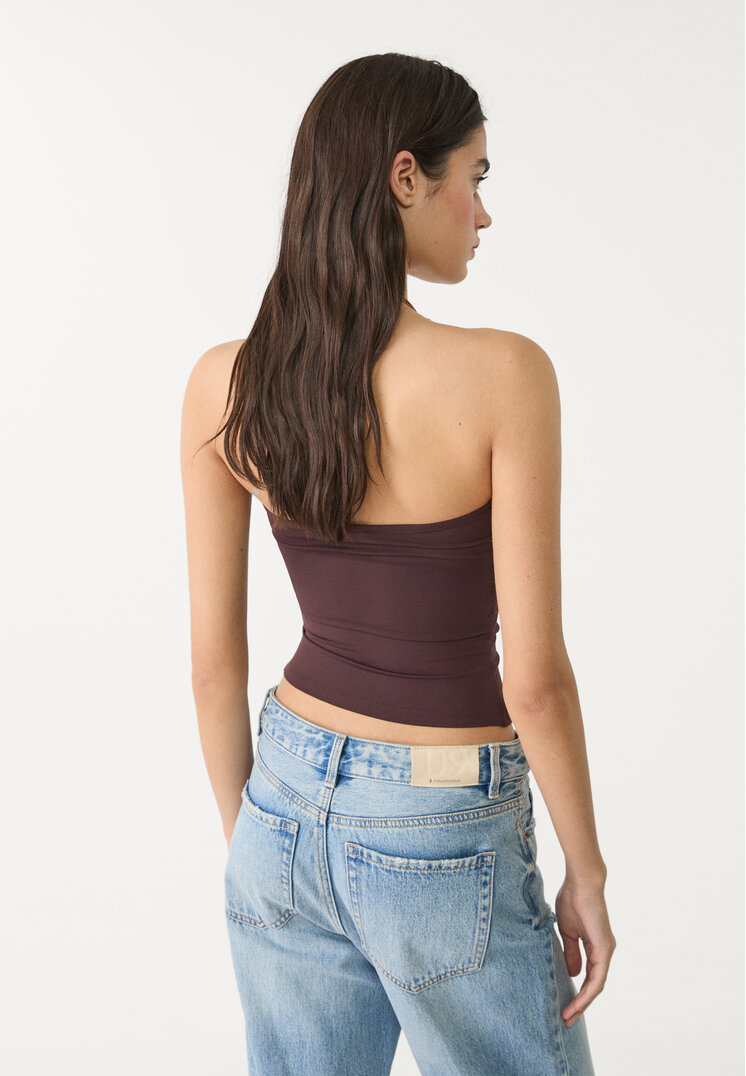 top bandeau poliamida