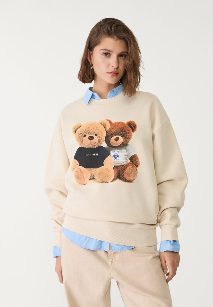 sudadera estampado osos