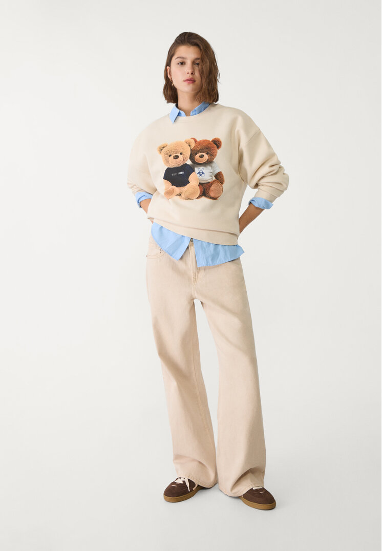 sudadera estampado osos