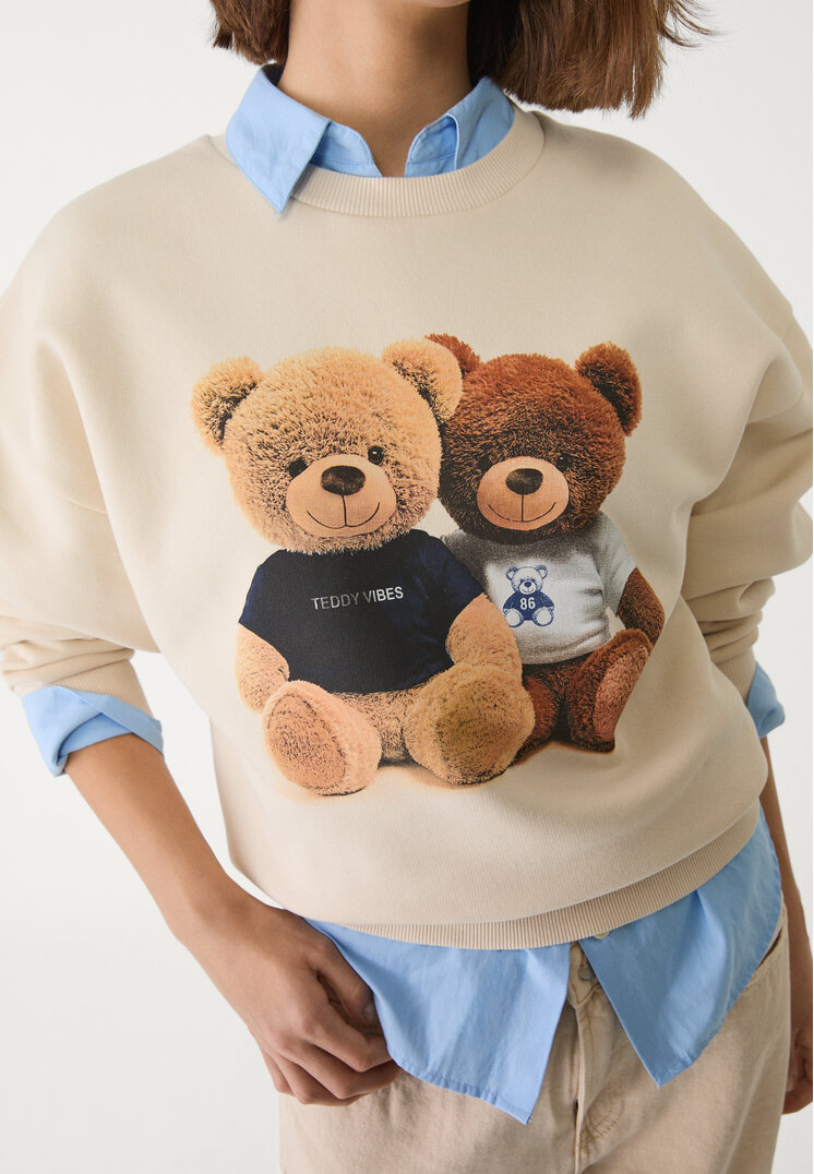 sudadera estampado osos