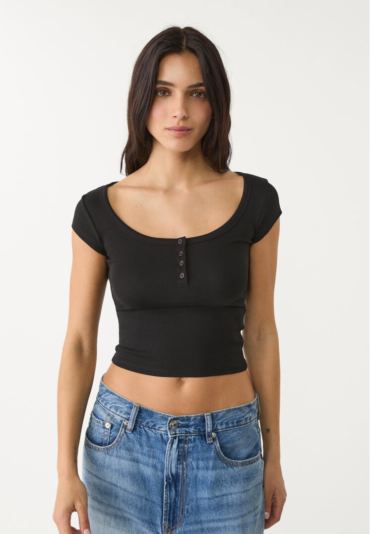 camiseta panadera botones
