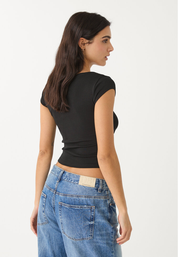 camiseta panadera botones