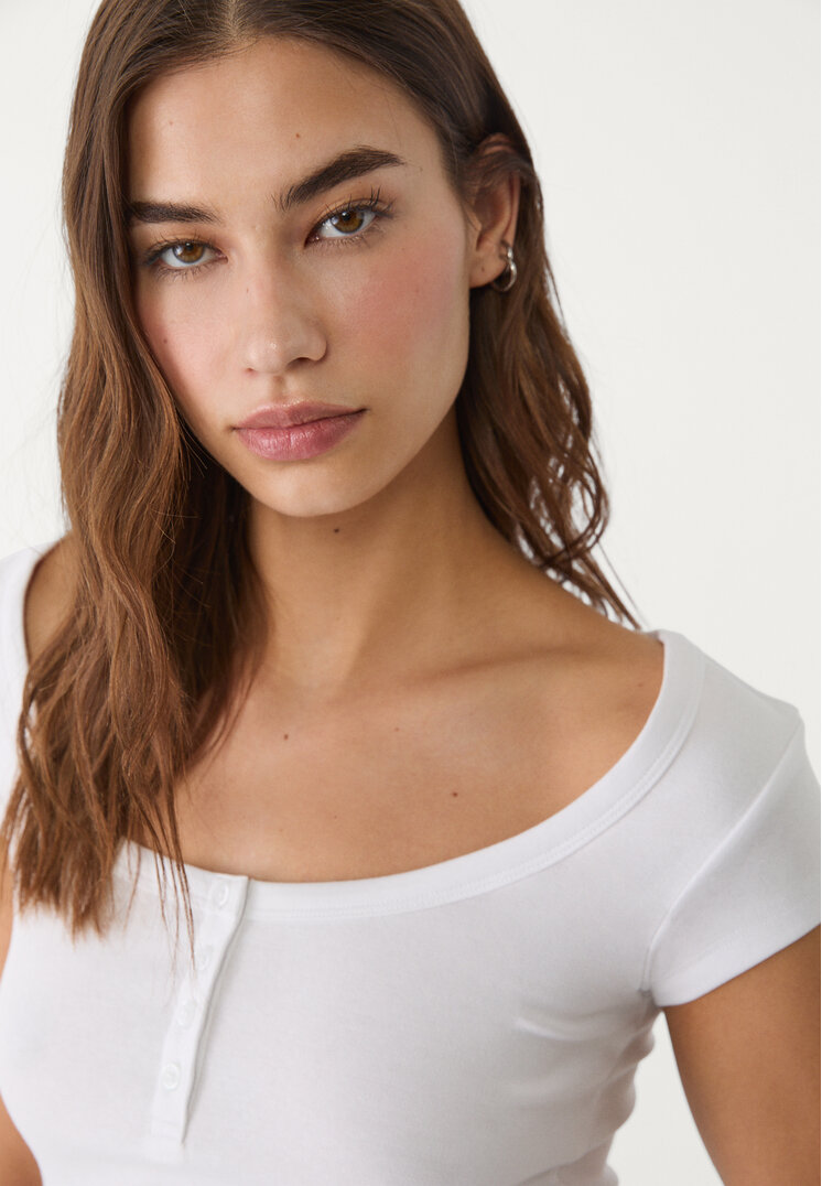 camiseta panadera botones