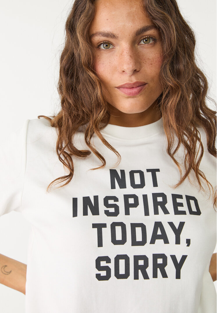 camiseta algodon texto