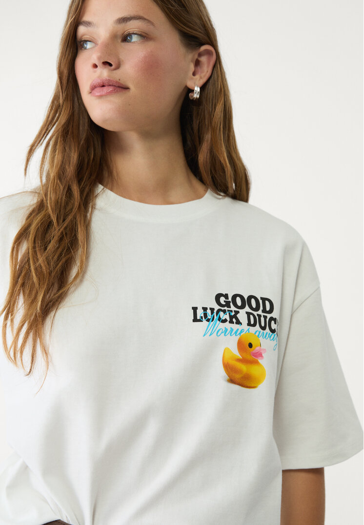 camiseta oversize heavy cotton patito