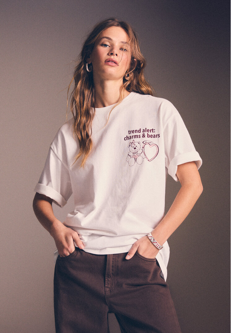 camiseta oversize heavy cotton osito