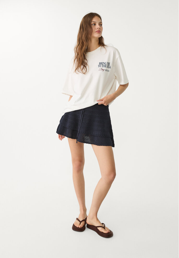 camiseta estampada cangrejo