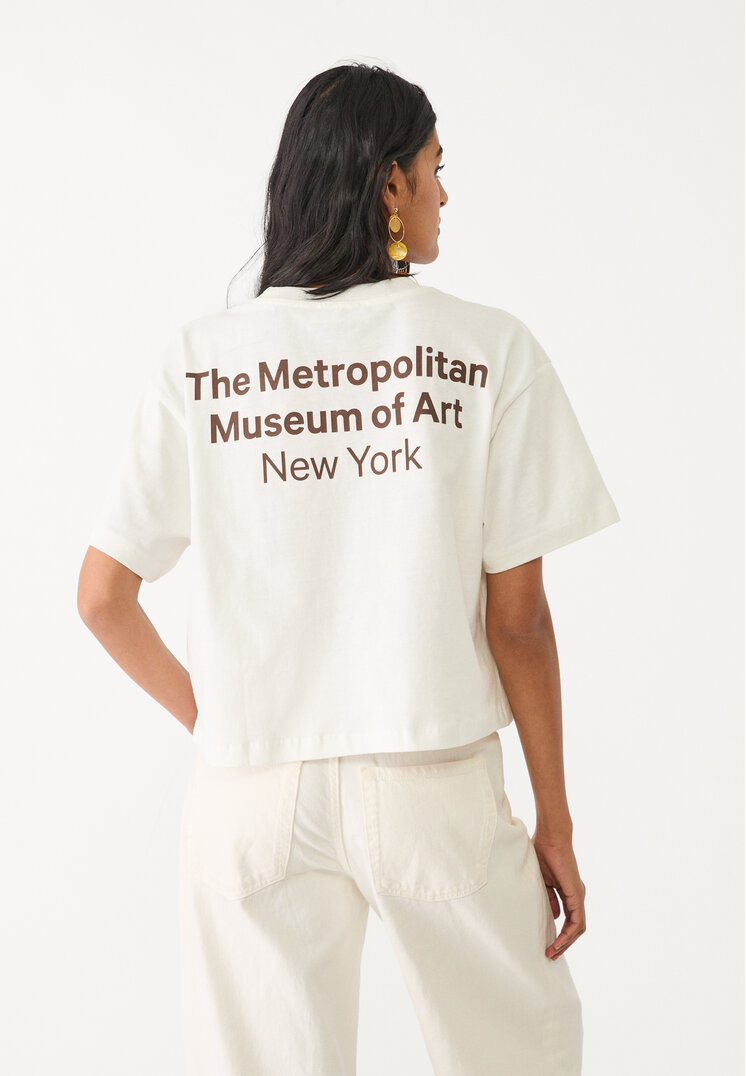 camiseta crop the met