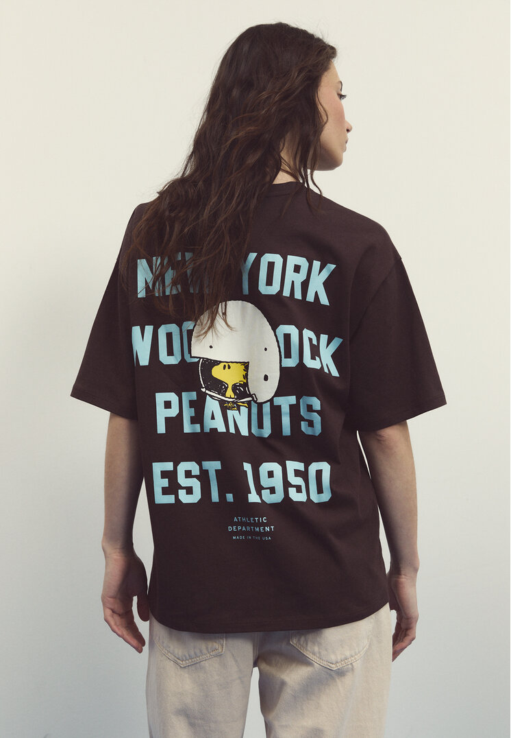 camiseta manga corta peanuts