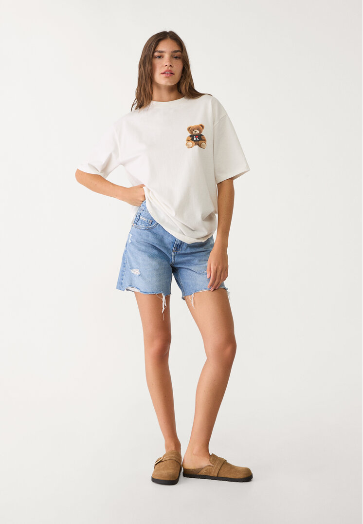 camiseta oversize i love ny