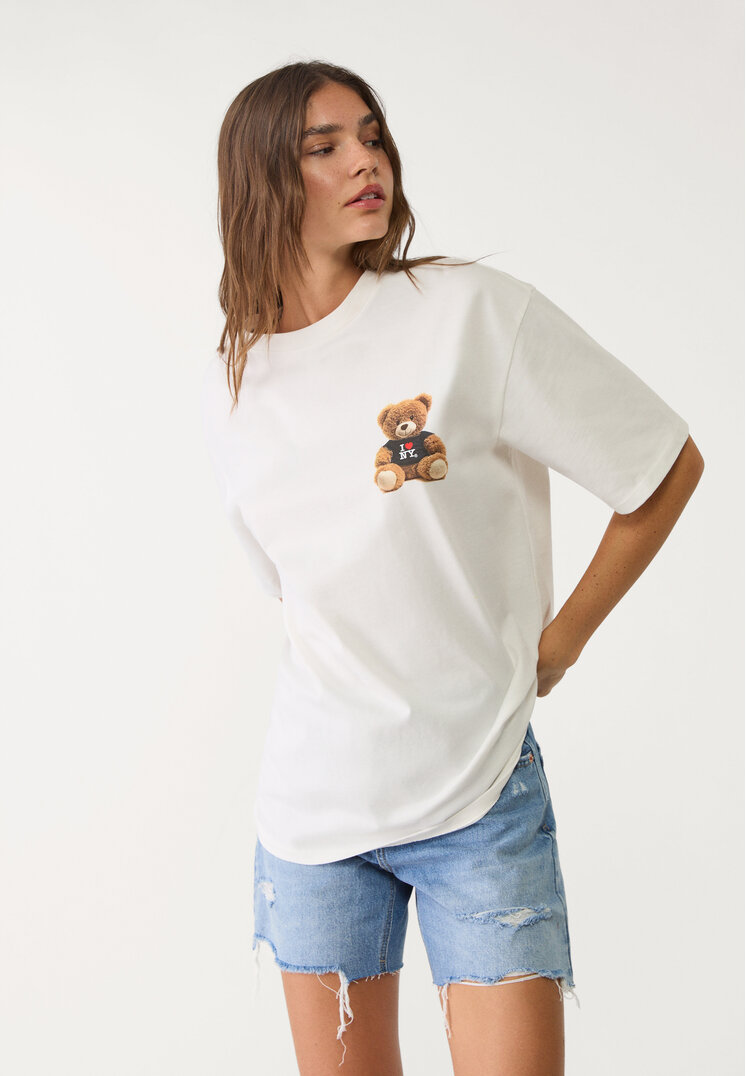 camiseta oversize i love ny