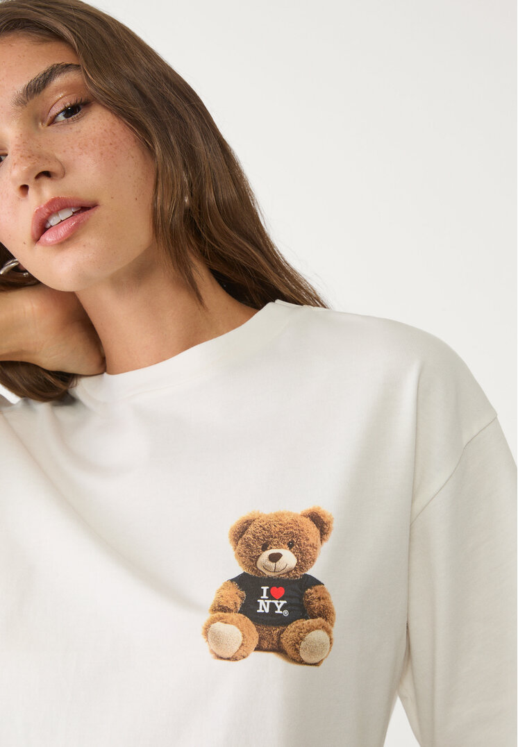 camiseta oversize i love ny