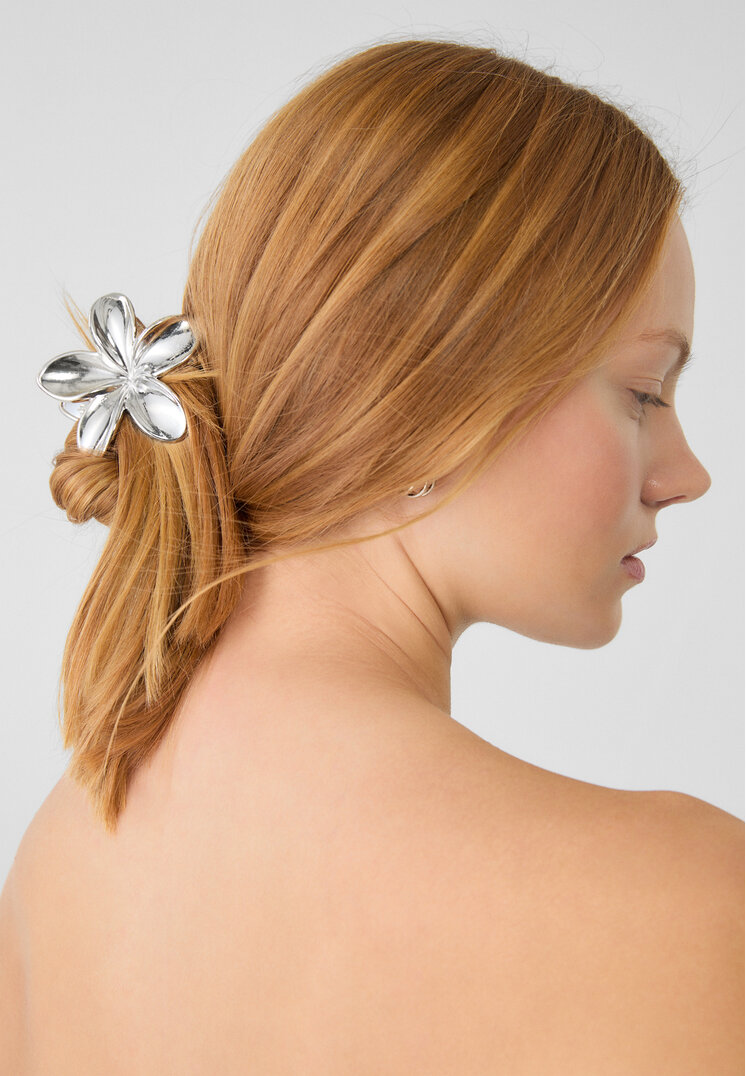 set 3 pinzas flor