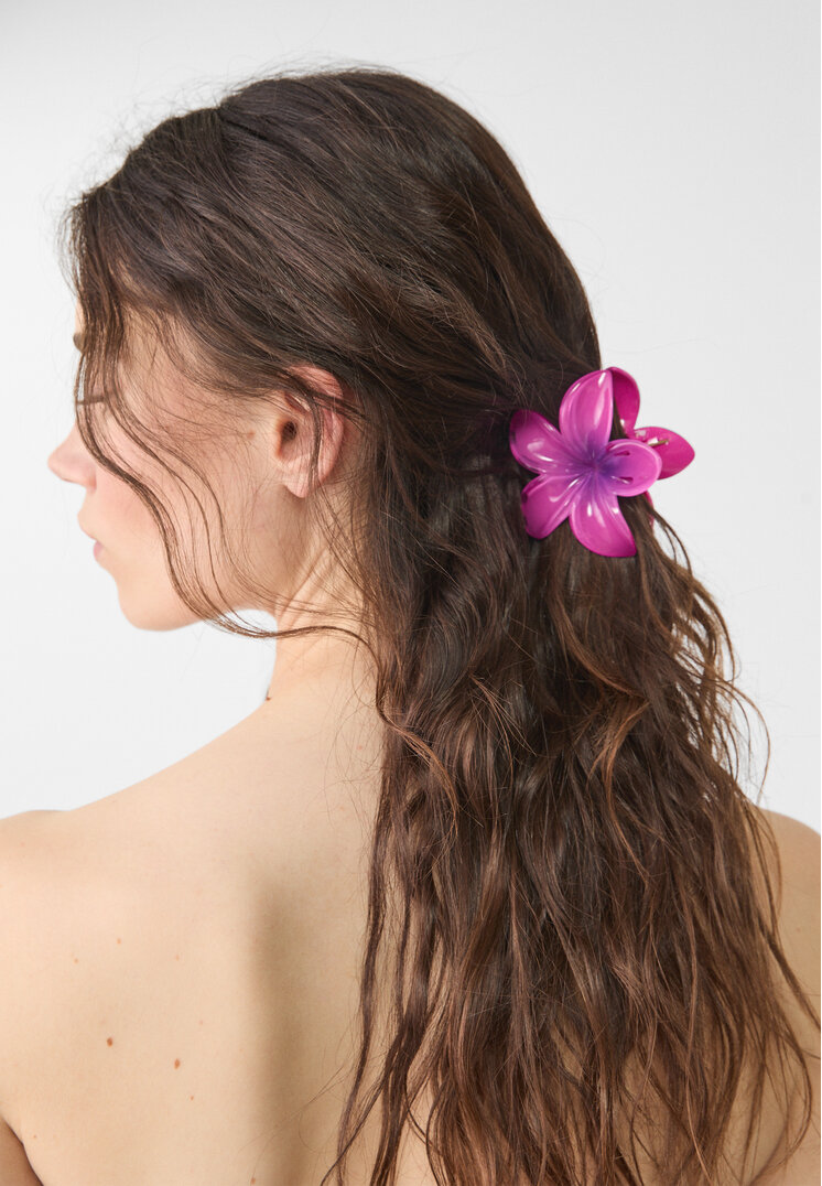 set 3 pinzas flor