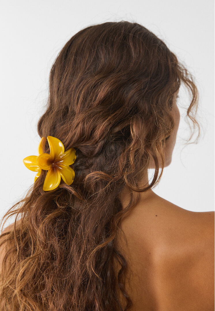 set 3 pinzas flor
