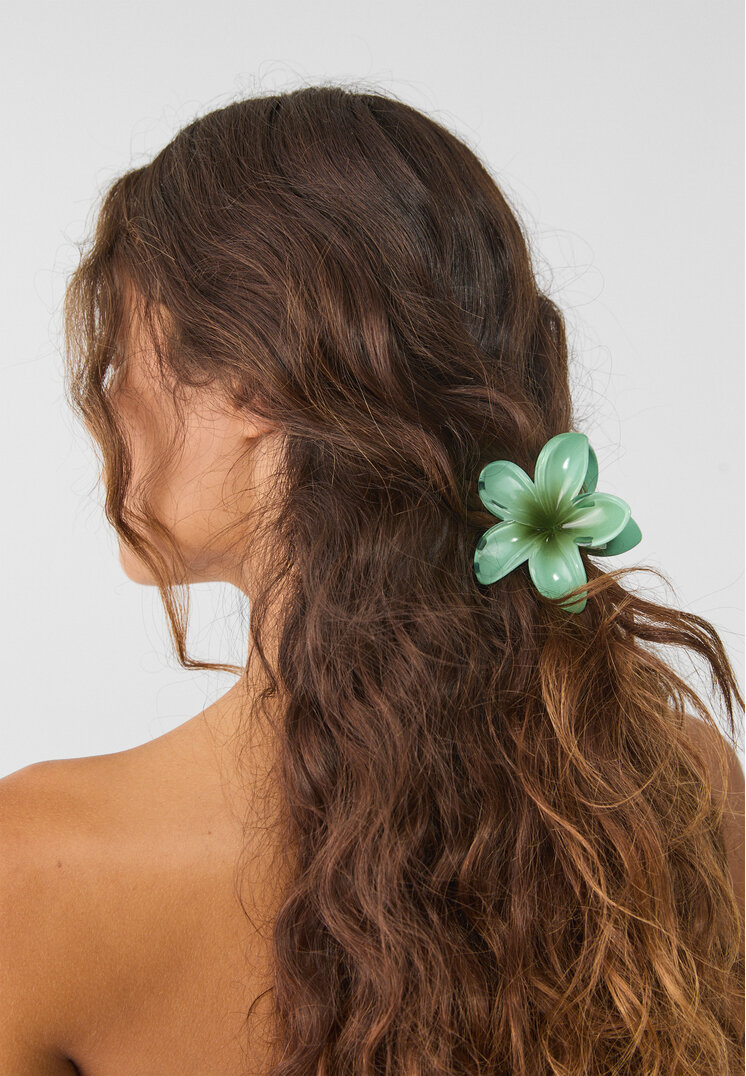 set 3 pinzas flor