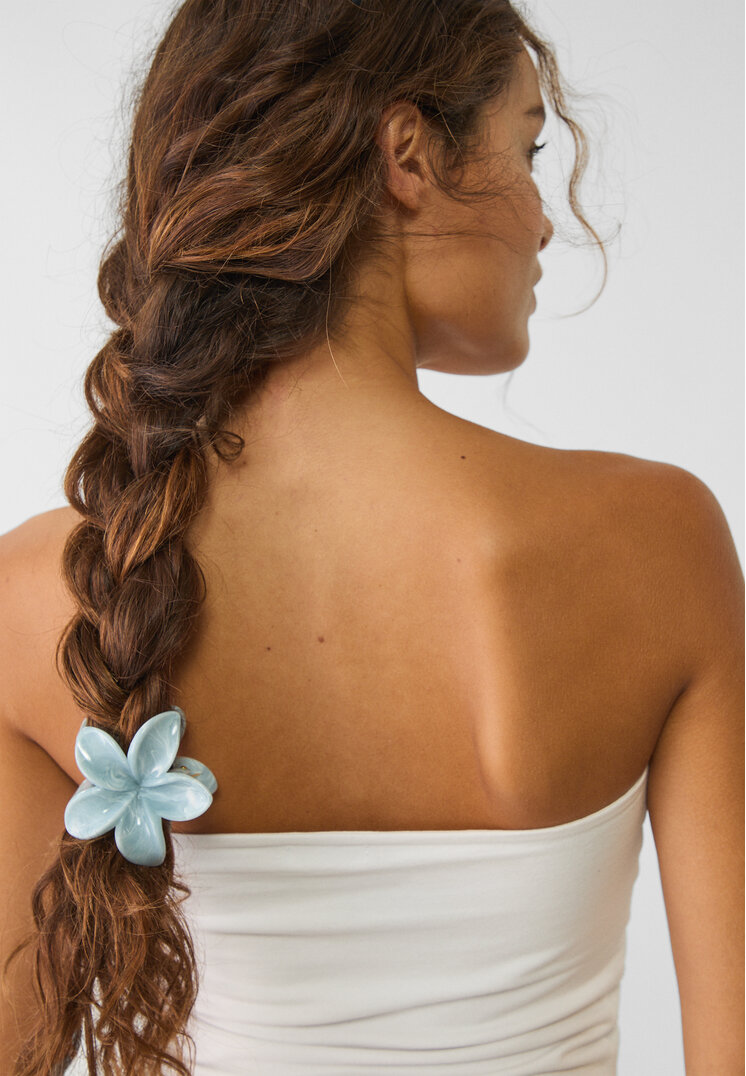 set 3 pinzas flor
