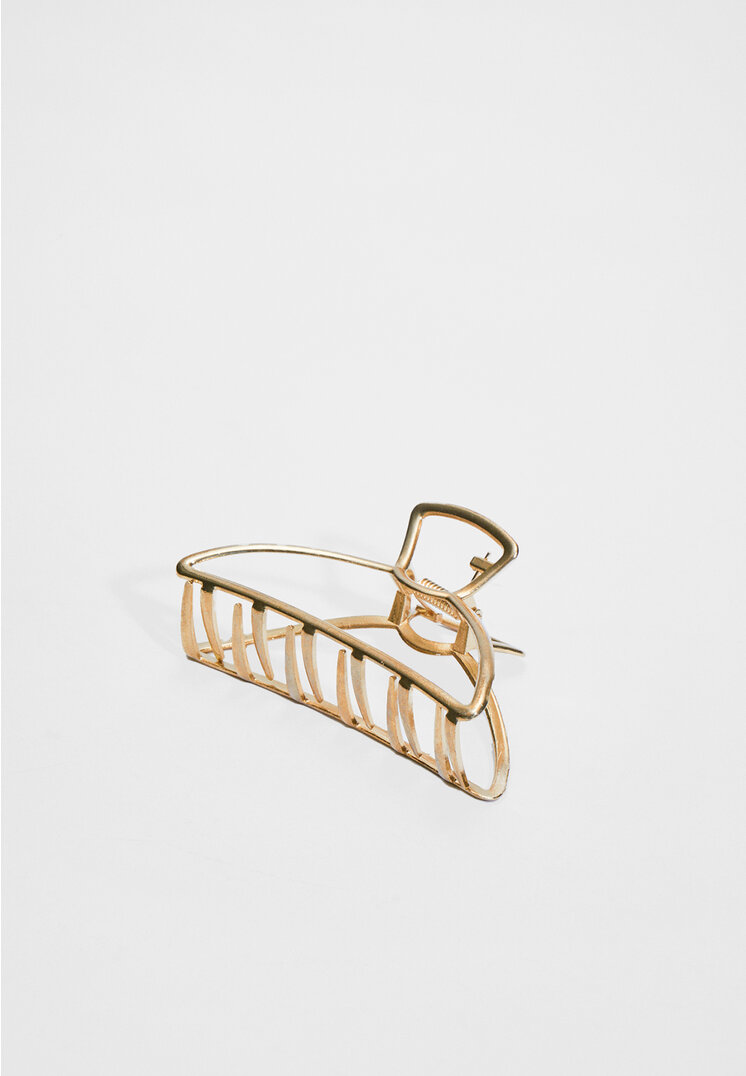pinza de pelo metalica