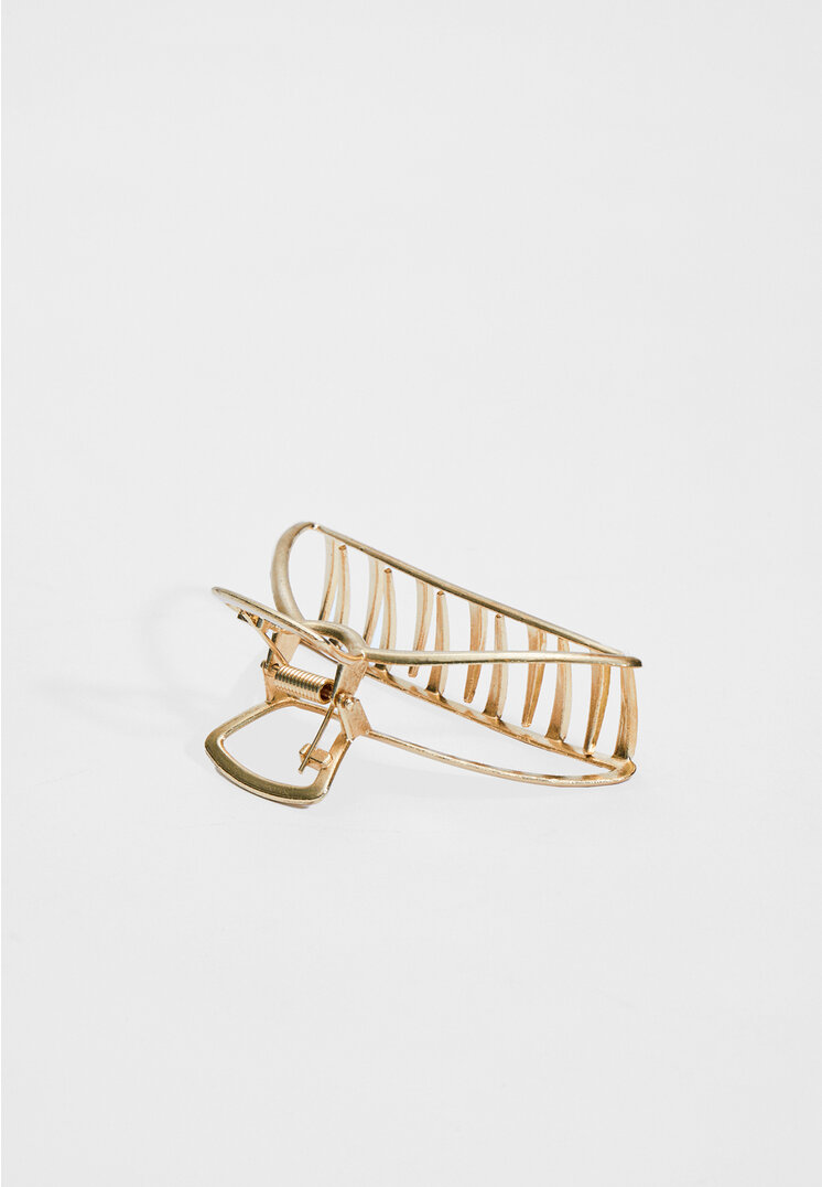 pinza de pelo metalica