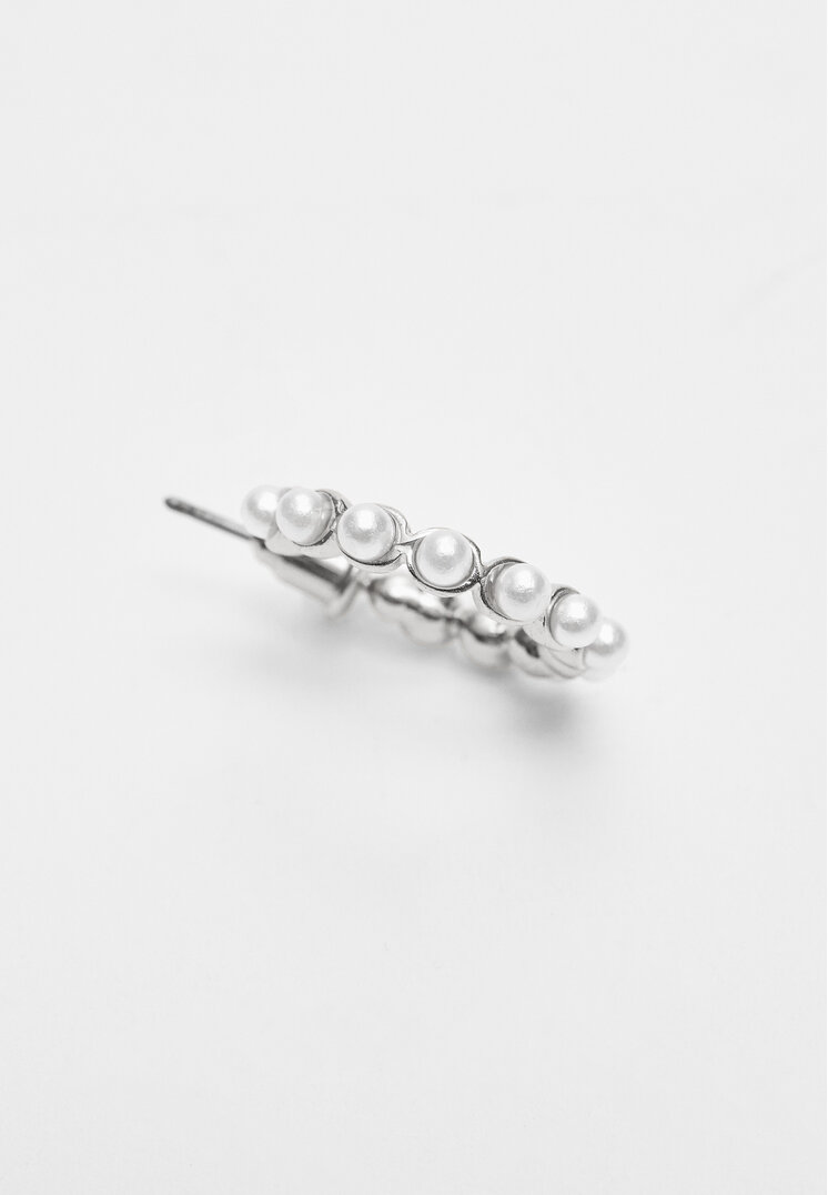 set 9 pendientes lazo y perlas